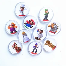 Полный набор 10 шт./компл. NFC карта для Amiibo Super Mario Odyssey карточная игра Ntag215 коллекция монет тег для NS переключатель Wii U
