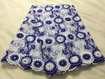 

2019 New Style Purple French Net Lace Fabric 3D Flower African Tulle Mesh Lace Fabric High Quality African Lace Fabrics