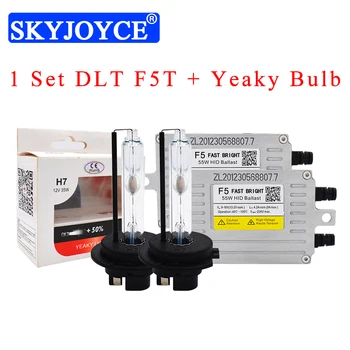 

SKYJOYCE 55W Fast Bright Xenon Kit 55W DLT F5 HID Ballast 35W Yeaky HID Xenon Bulb 4500K 5500K H1 H7 H11 D2H 35W Yeaky Xenon Kit