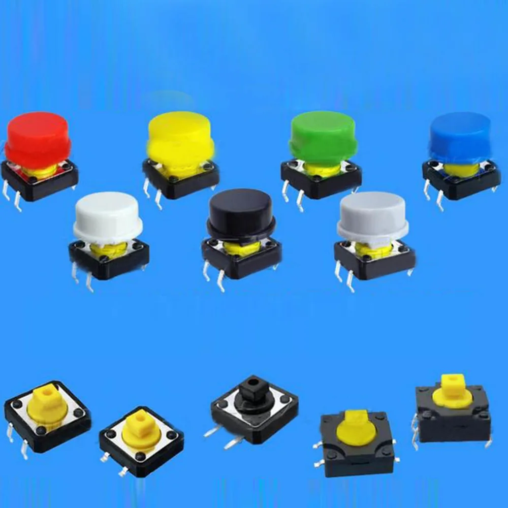 100pcs 13*5.6mm round button cap push button switch cap patch switch