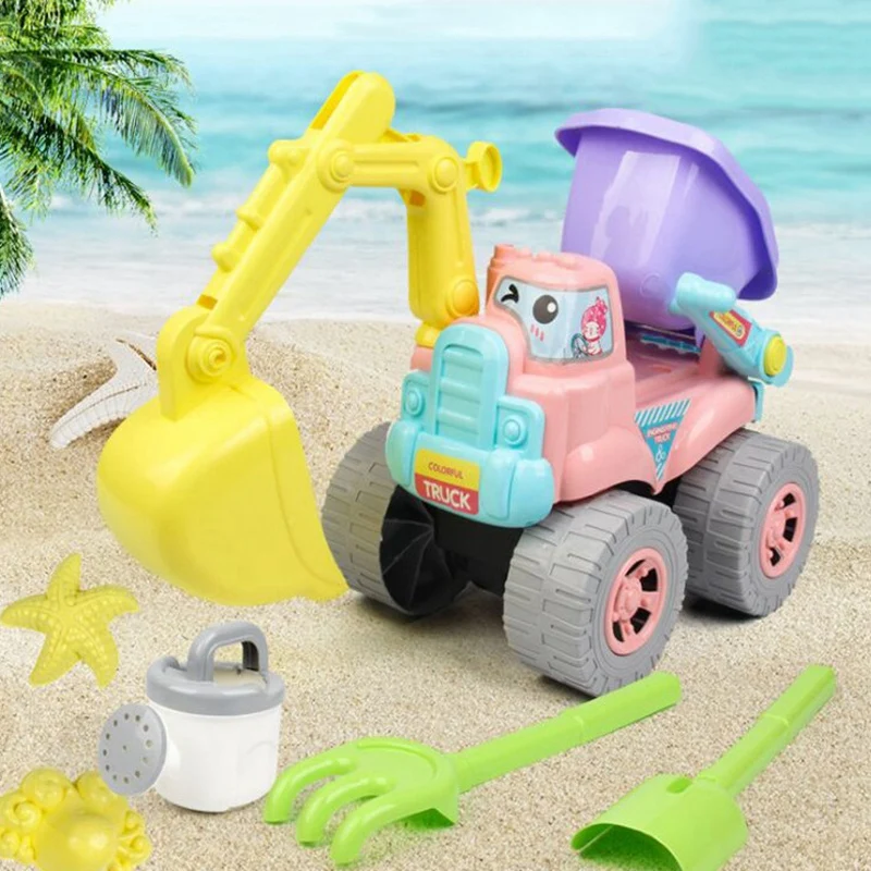 Пляжная игрушка 6 шт. набор детей играть песок водные инструменты для выкапывания