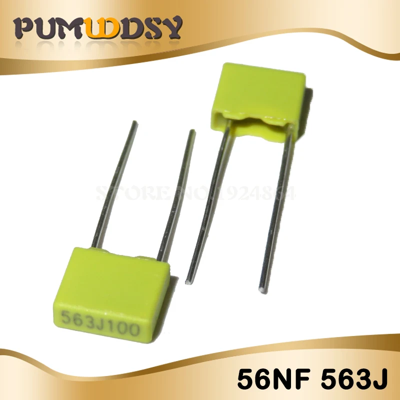 20PCS Correction Capacitor 56NF 563J 100V 5mm Polypropylene Safety Plastic Film New original free shipping | Электронные