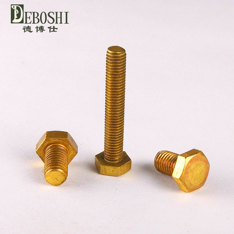 Special copper screws copper hexagon bolt copper outer hexagonal screws