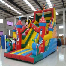 commercial bouncer slide inflatable trampoline castle CE/UL blower