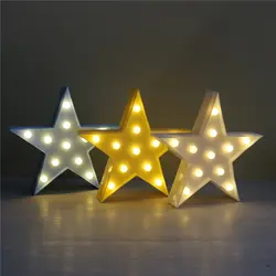 Прекрасная звезда ночь светодиодная милые знаковое событие для детские, для малышей Украшения в спальню Дети игрушка в подарок