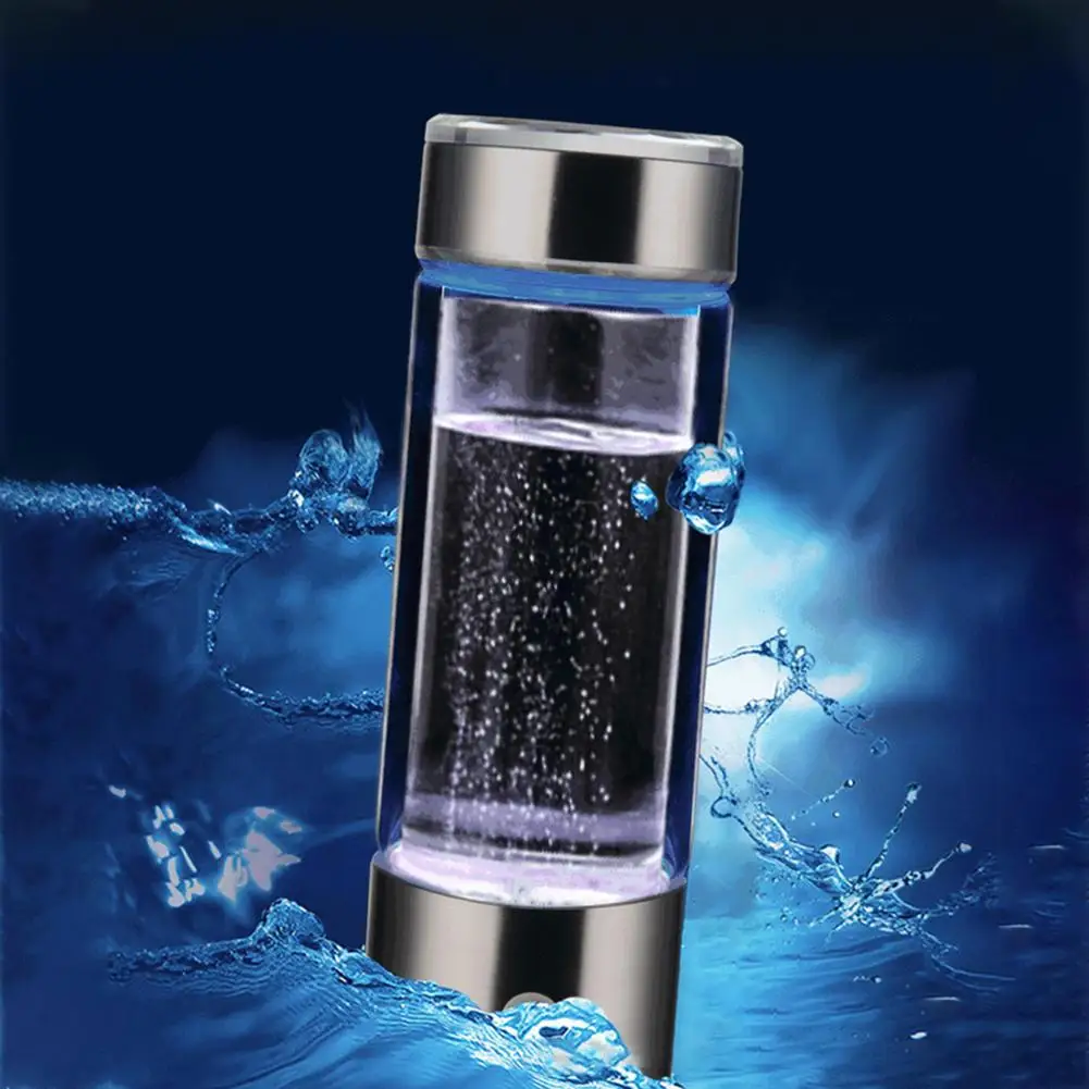 

450ml Hydrogen Rich Water Maker Ionizer Generator Electrolysis USB Bottle Cup