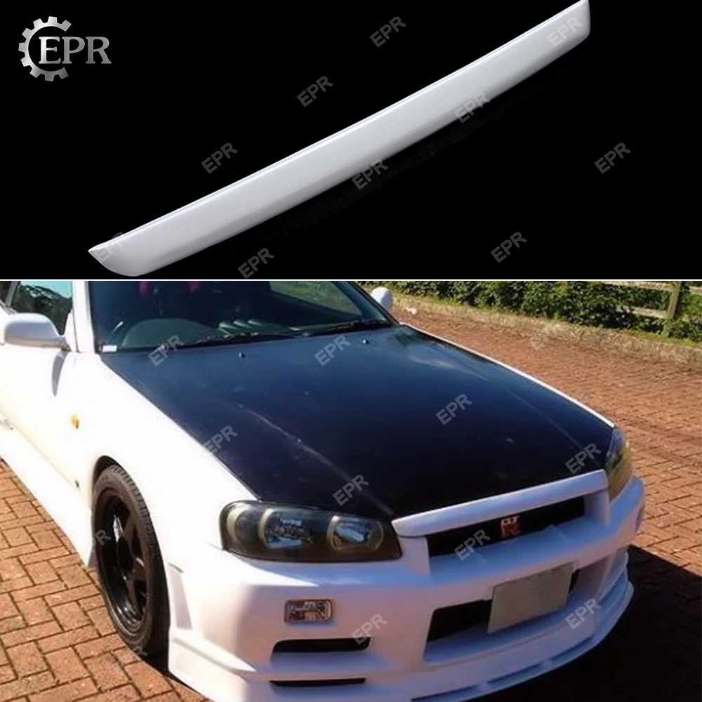 Для Nissan Skyline R34 GTR FRP передняя крышка из стекловолокна для губ комплект часть