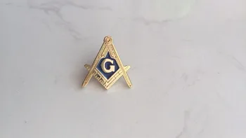 

FREE SHIPPING 10PCS 19MM MASONIC LAPEL PIN TIE TACK LOGO FREEMASON FREE MASON MASONRY SHRINER