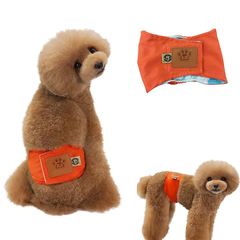 

Dog Diaper Sanitary Physiological Pants Washable Female Dog Shorts Panties Underwear Briefs S-XL