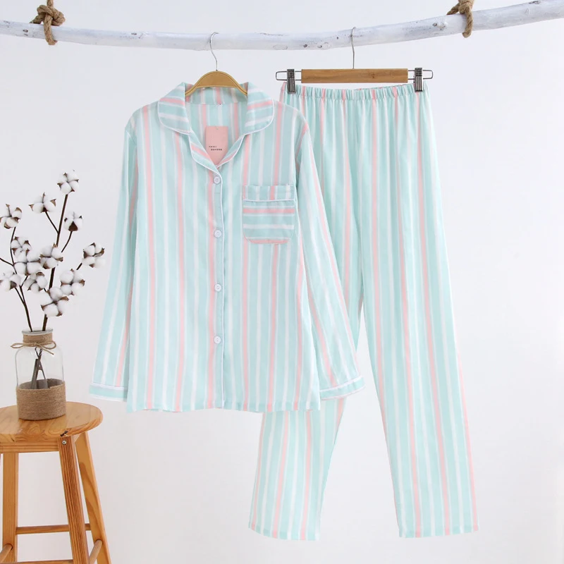 women stripes home clothing spring (3)