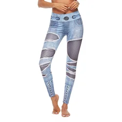 3D Printed Leggings Jeans For Women Jeggings Skinny Pants Push up Leggins Sexy Woman Hole Tear Mesh Legginsy Spandex Plus Size 3D Printed Leggings Jeans For Women Jeggings Skinny Pants Push up Leggins Sexy Woman Hole Tear Mesh Legginsy Spandex Plus Size