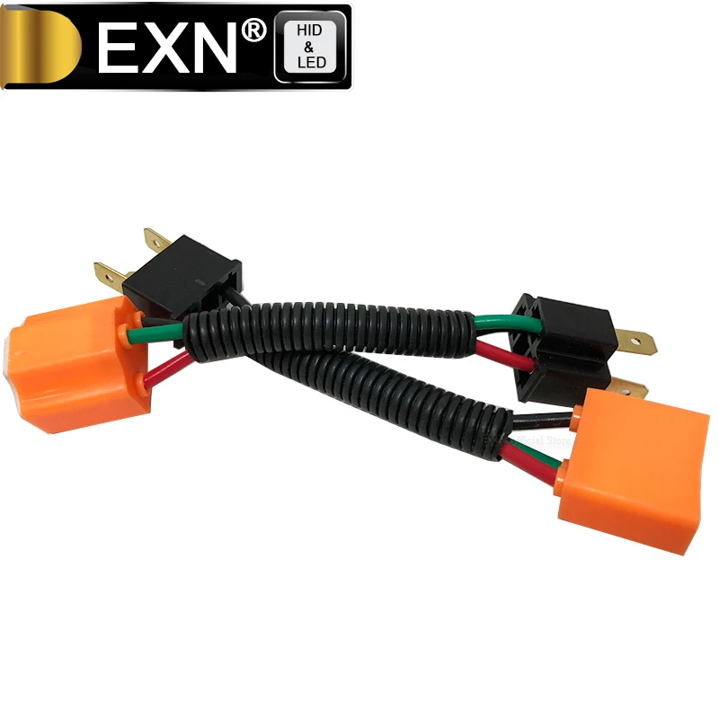 2Pcs H4 Heavy Duty Ceramic Wiring Harness Sockets For Headlights or Fog