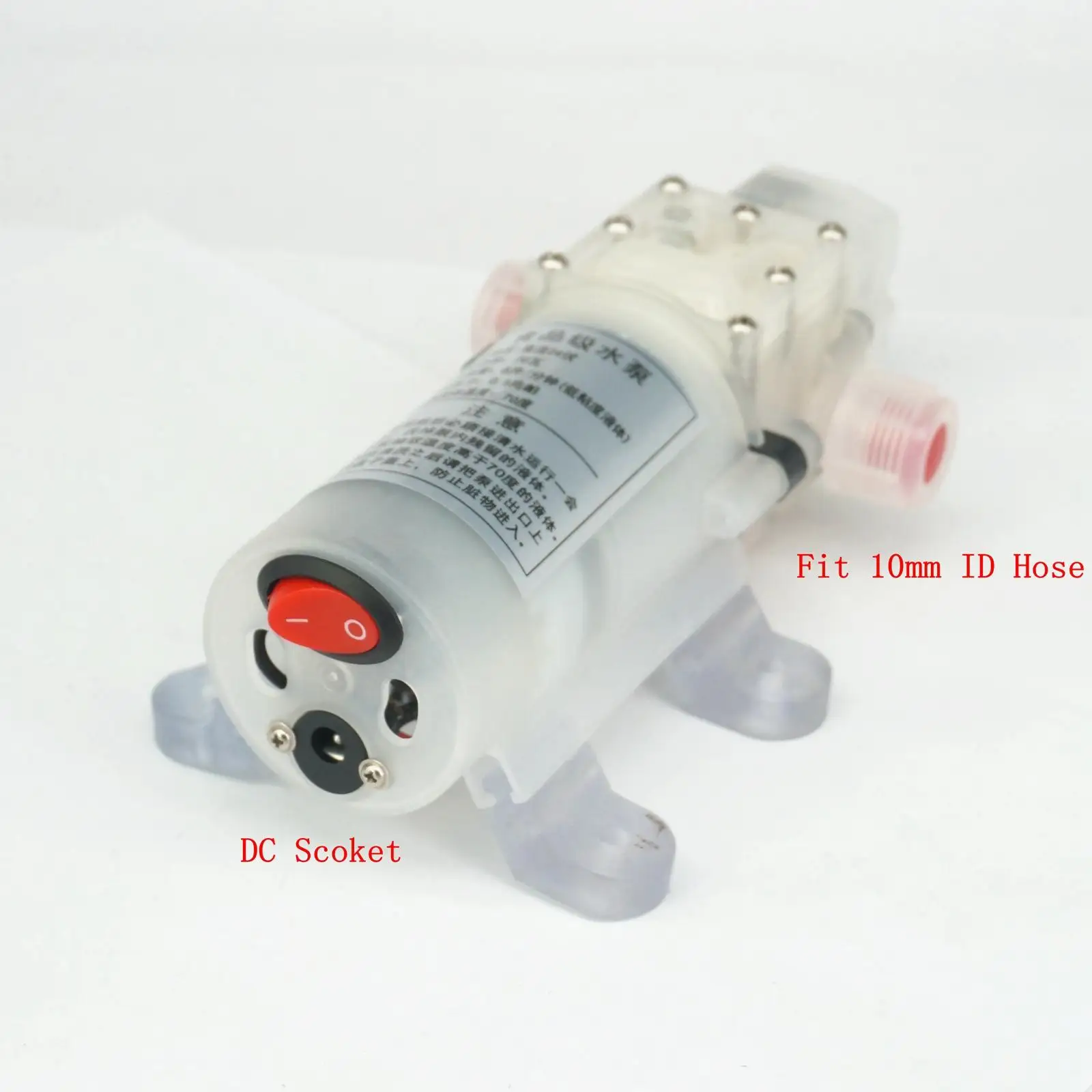 

DC 24V 70W food grade Diaphragm Water Pump Self-priming Booster Pump Automatic Switch 300L/H for milk red wine