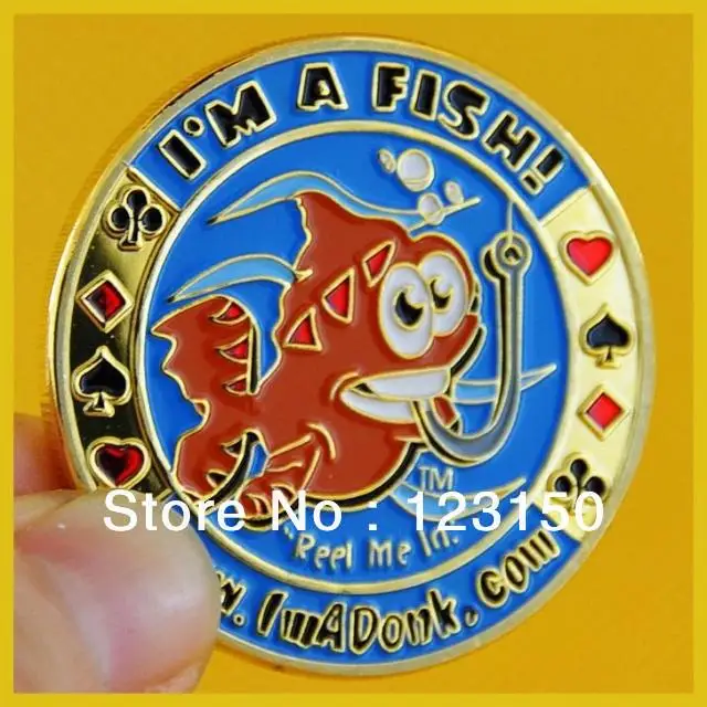 

Card Protector, Texas Holdem Accessories, Fish