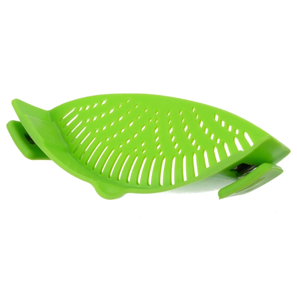 

Silicone Pot Colanders Pan Strainer Kitchen Clip On Drainer For Draining Excess Liquid Draining Pasta Vegetable Cookware Tool