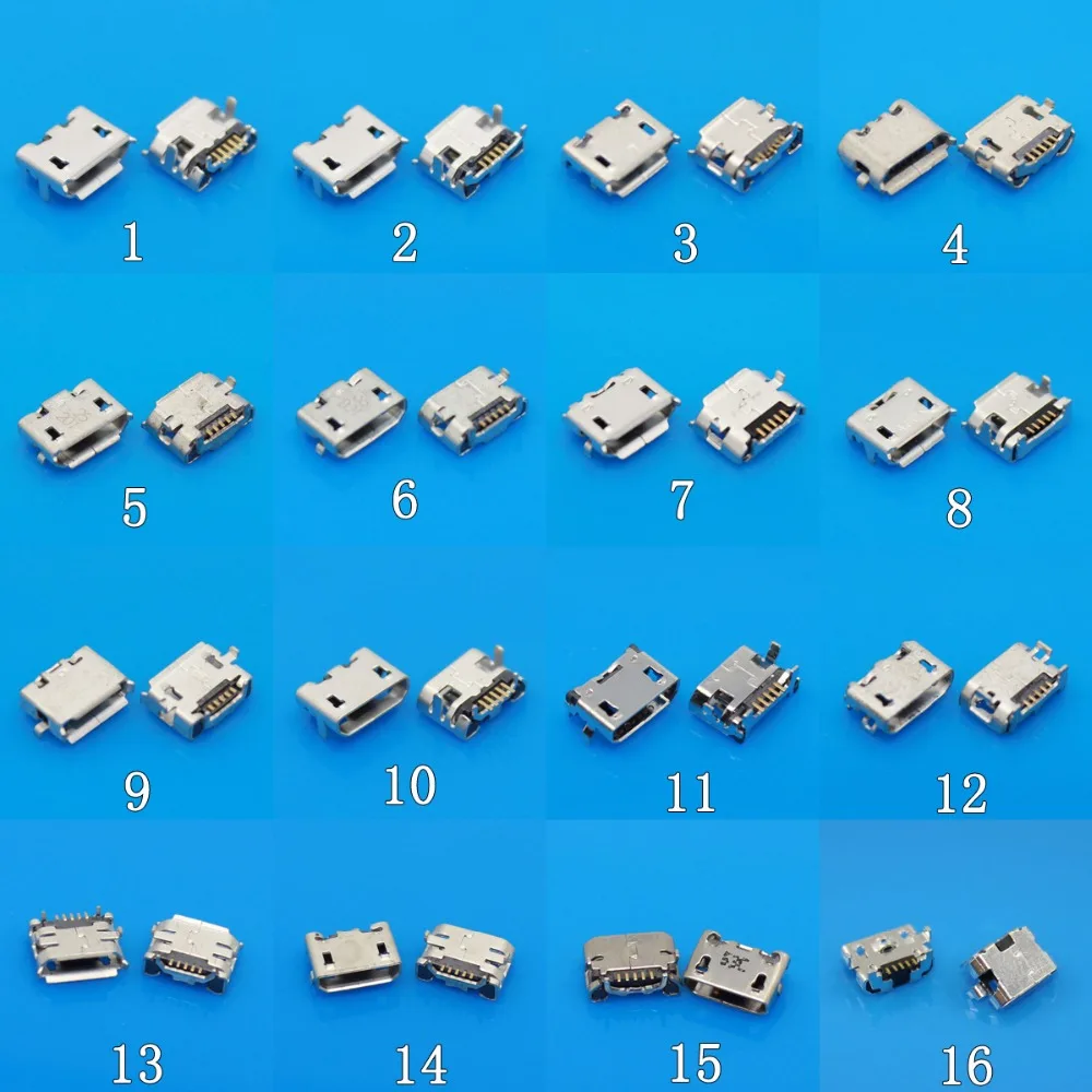 

For Mini microUSB jack socket connector,5 pin Small Ox horn 7 Pin for Samsung Huawei Lenovo phone tablet pc Mix SMD DIP V8 Port