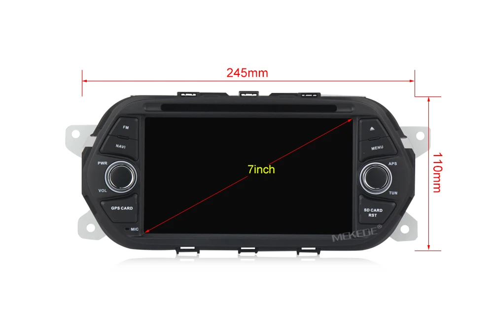 Clearance NaviFly For Fiat Tipo Egea 2015 2016 2017 Android 8.1 Car multimedia player GPS Navigation radio WIFI Bluetooth CANBUS HD 1 Din 5