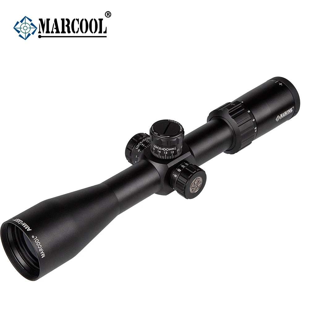 MARCOOL ALT 4.5-18X44 SFL Riflescope MAR-026 Reticle Optic Sight Free With 44MM Killflash Big side Wheel Sunshade and ring mount MARCOOL ALT 4.5-18X44 SFL Riflescope MAR-026 Reticle Optic Sight Free With 44MM Killflash Big side Wheel Sunshade and ring mount