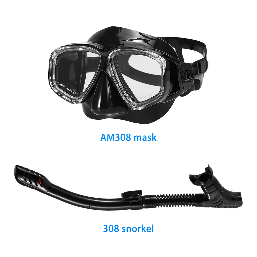 Новая свободная маска для дайвинга, маска для подводного плавания, чехол для хранения, очки для дайвинга - Цвет: Бургундия