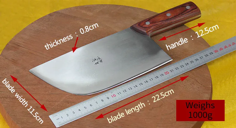 Китайский нож ручной работы поварские разделочные ножи из нержавеющей стали нож для мясника кухонные ножи кухоновые ножи