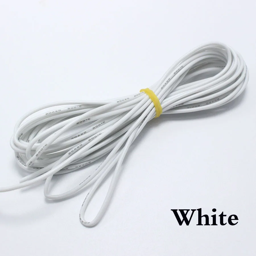 EClyxun 1 метр 22 AWG гибкий силиконовый провод RC кабель 22AWG 60/0. 08TS OD 1,7 мм луженая медная проволока с 10 цветами на выбор