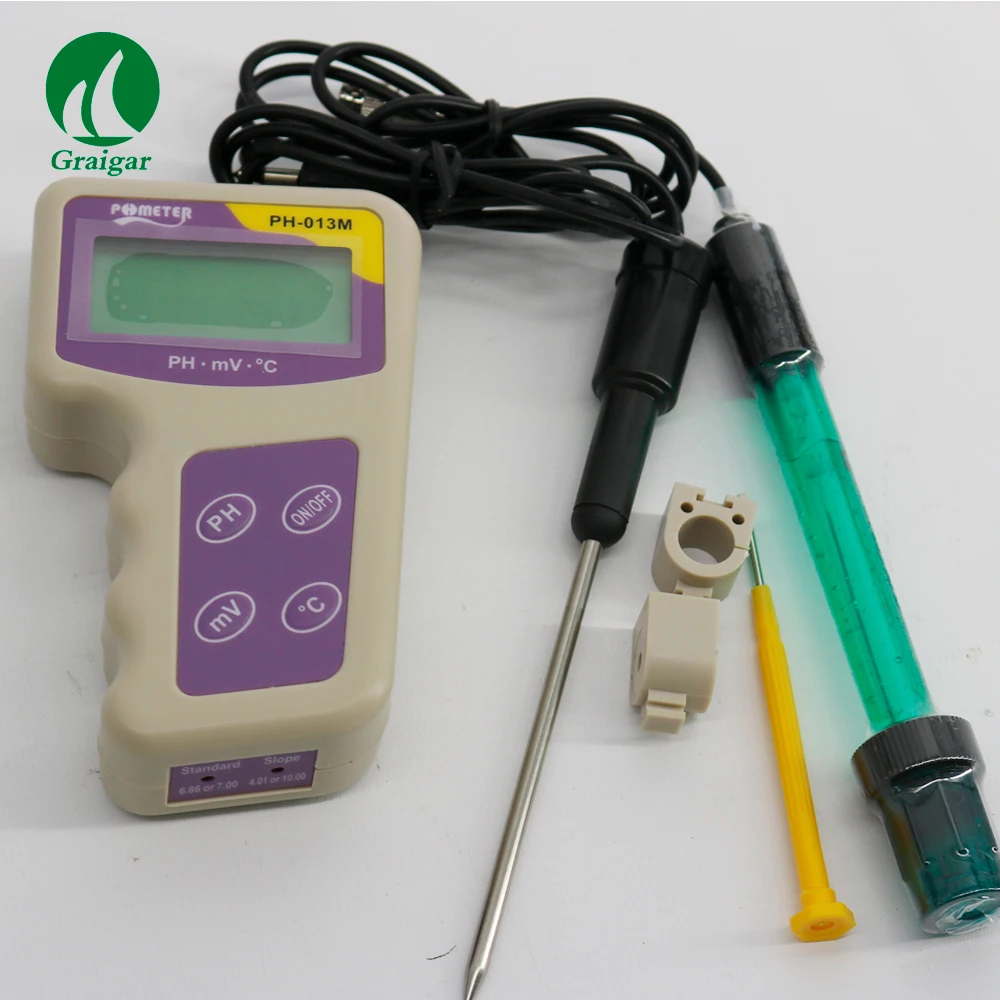 

Digital Portable Handheld PH Meter mV ORP Temperature Meter Tester PH-013M