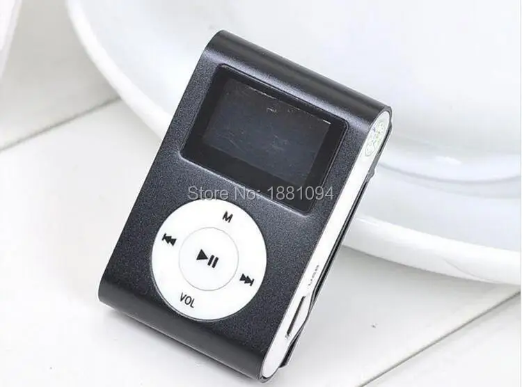Мини mp3 плеер SZAICHGSI с клипсой и жк экраном 1 2 дюйма музыкальный поддержкой SD карты