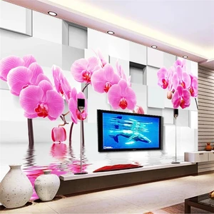 Image for papel de parede Custom wallpaper 3d luxury pink je 