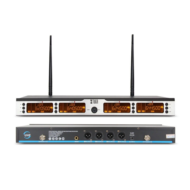 Беспроводная система караоке XTUGA SKM4000 4*100|wireless microphone system|microphone systemwireless |