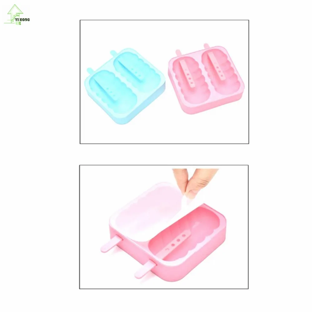 2017 Creative Ice Cream Mold Lolly DIY Maker Mol Tray Pan Homemade Frozen Ice Cream Mould Kitchen Tools Mayitr