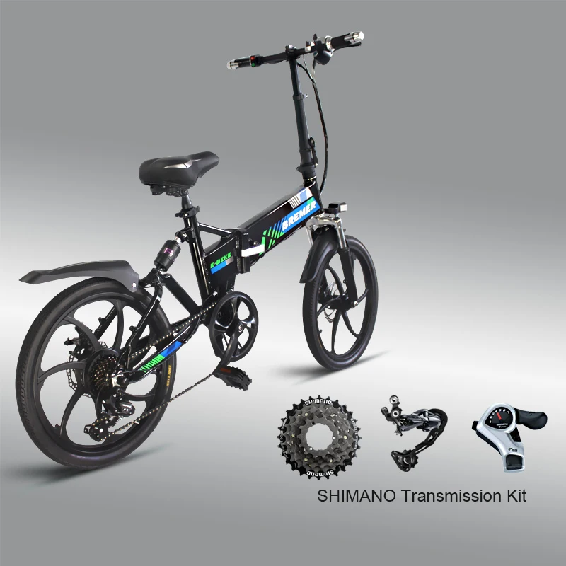 Cheap 20 inch folding electric bicycle lithium battery bicycle mini adult Hidden battery ebike men and women 500W electric bike 2