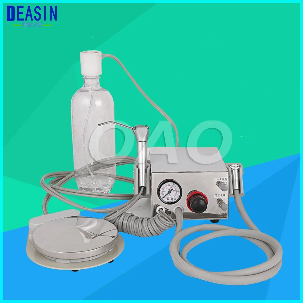 Wall Type Hanging Dental Lab Portable Turbine Unit connection with Handpiece tube 4 hole or 2