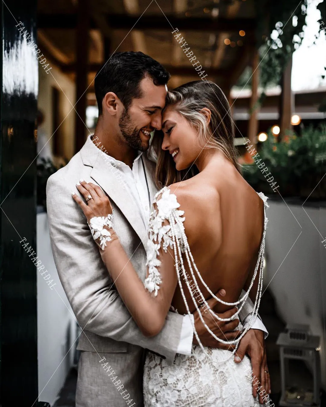 Кружевное Свадебное платье русалки с длинными рукавами с v-образным вырезом на подкладке из кожи свадебное платье Элегантное шикарное Vestido De Noivas ZW217