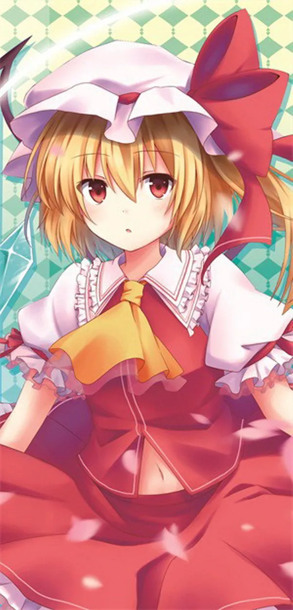 Подарок на день матери проект Touhou аниме фландрин алый 137*69 см полотенце #39480 | Дом и