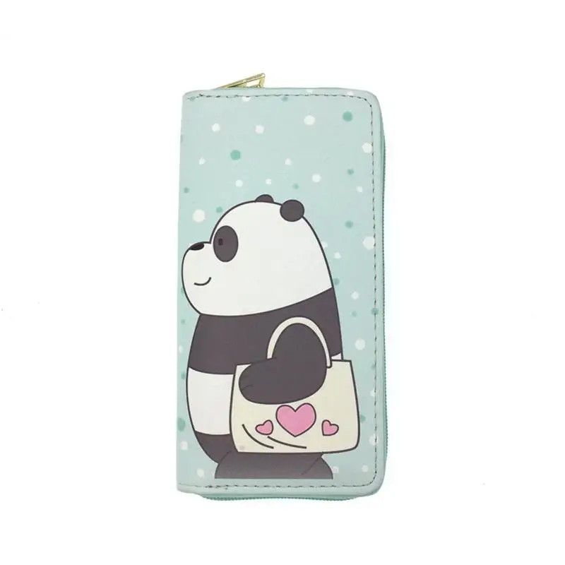 

Popular Lovely Bear Pattern Long Wallet Purse Women Female Soft Leather Clutch Purse Wallet For Women Purse Card Holders