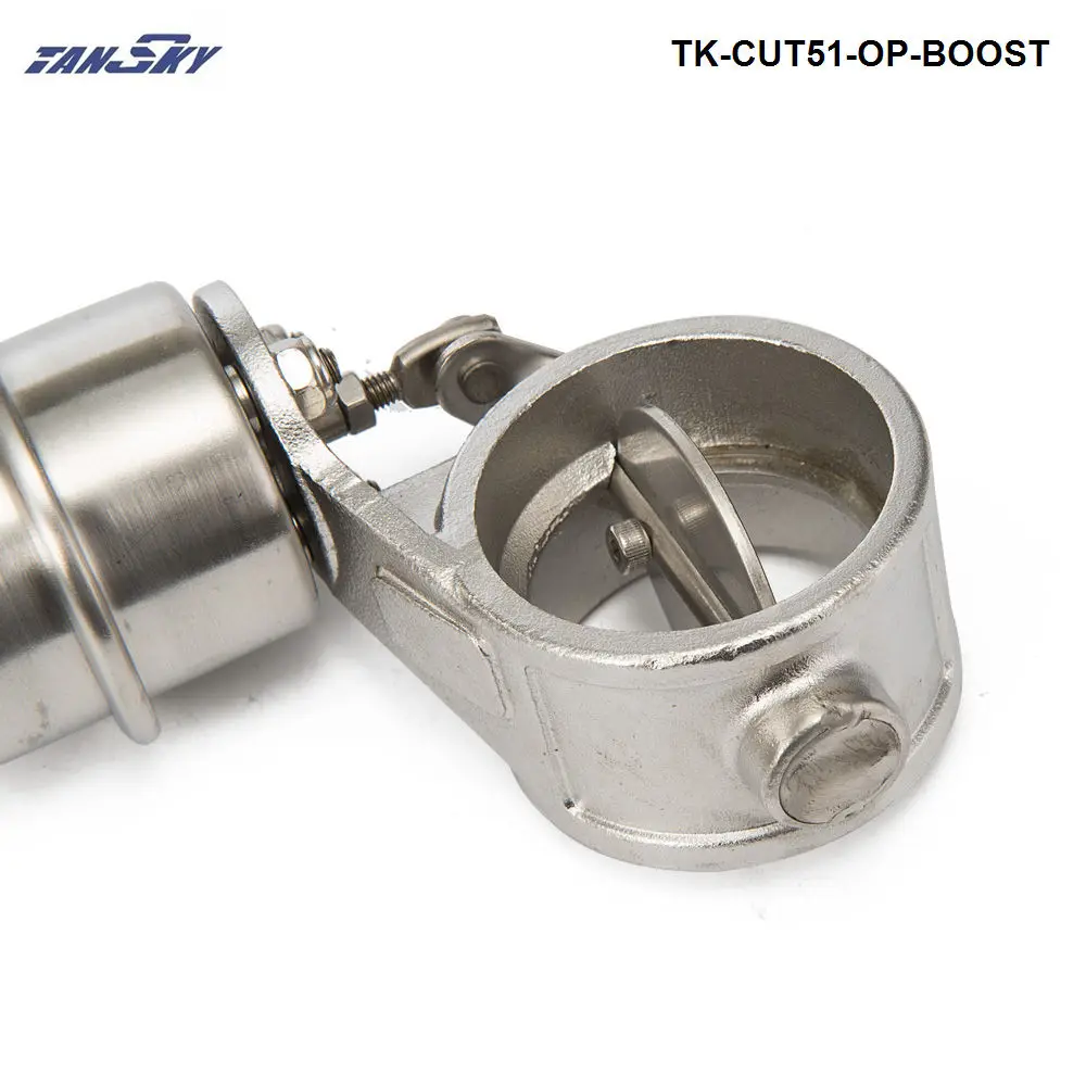 Выпускной контрольный клапан комплект выреза " 51 мм Труба Opend с повышающим приводом с беспроводным пультом дистанционного управления набор TK-CUT51-OP-BOOST-BZ