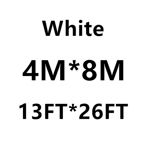 VILEAD 4 м x 8 м(13x26 футов) белоснежная цифровая камуфляжная сетка Военная армейская камуфляжная сетка солнцезащитный навес солнцезащитный тент парус кемпинговая палатка - Цвет: White