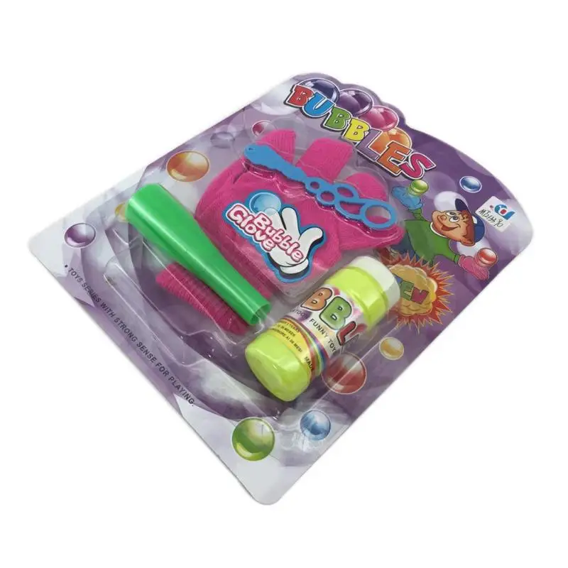 Пластиковая Волшебная Пальмовая пузырьковая игрушка эластичные Пузырьковые дующие перчатки для детей, играющие в пузырьки, не ломаются brinquedos juguetes антистресс