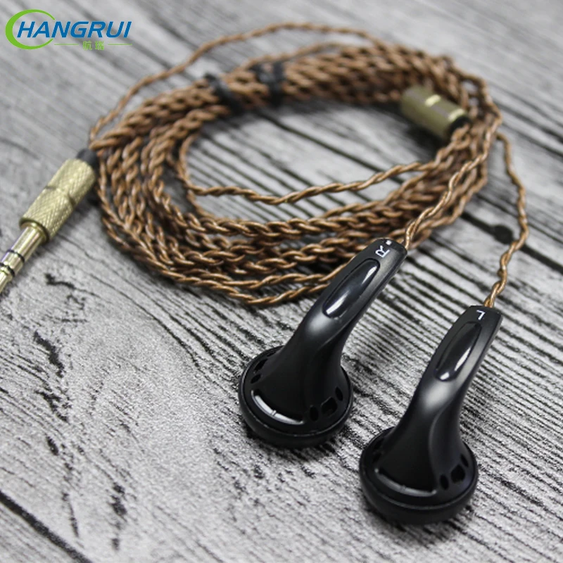 

Hangrui DIY EMX500 In-ear Earphones Flat Head Plug DIY Earphone for Phone HiFi Bass Earbuds DJ Earbuds Heavy Bass Sound Quality