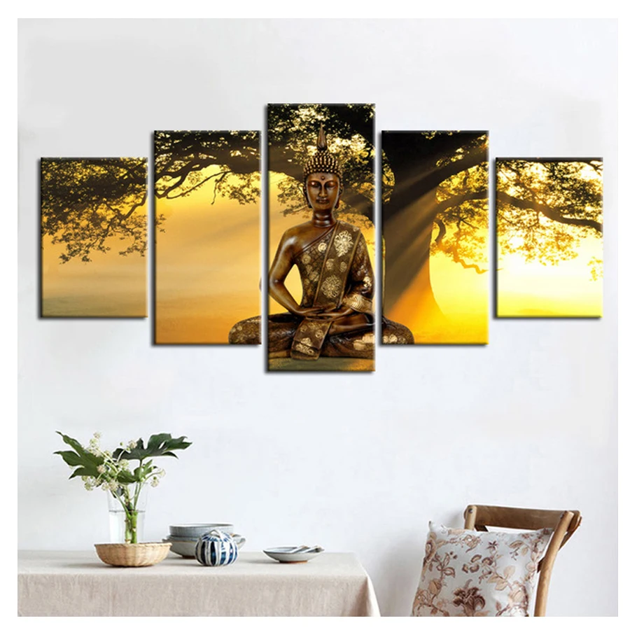 

5 pcs full square diamond picture,Buddha zen statue diamond Painting cross Stitch,Embroidery,diamond Mosaic Living Room decor