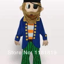 Талисман ПИРАТ талисмана Хэллоуин Герой мультфильма костюм карнавальный костюм наряд костюм