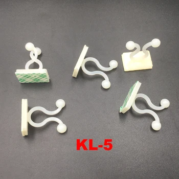 

50pcs KL-5 20x13mm 20*13 White Nylon 3M Glue Harness Wiring Cable Fixed Holder Seat Adhesive Mounting Twist Tie