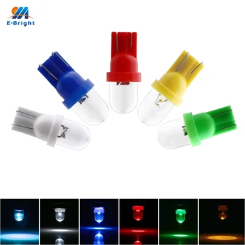 

YM E-Bright 300X T10 R LED Bulbs with Wedge Base for Dashboards Mini Bulbs Instrument Lights Blue Red White Green Amber RGB