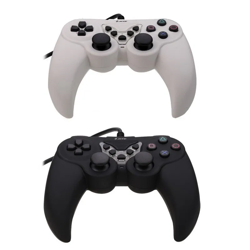 Plastic USB Controller USB Computer Game Pad Controller Compatible with Windows 7 Windows 9X for PSII