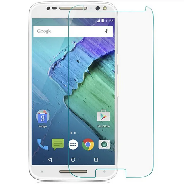 2Pcs Glass For Motorola Moto X Style Screen Protector Tempered Ultra-thin Full Glue Phone Film | Мобильные телефоны и