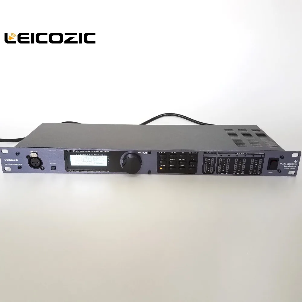 Leicozic PA 2in6out драйвер стойки procesador аудио профессиональный громкоговоритель управление цифровой процессор pro динамик управление