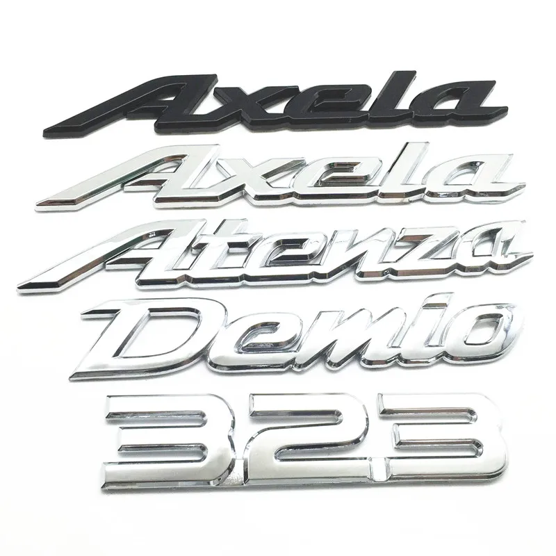 

ABS Chrome Plating 3D Car Styling Auto Accessories For Car Rear Bumper Trunk Letter English Alphabet Emblem Sticker Badge Decals