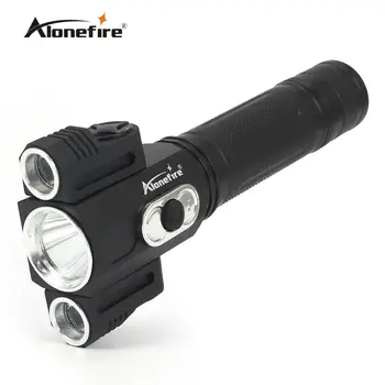 

AloneFire X180 Lumiparty 5000LM LED Flashlight XML T6+2XPE 360 degree rotating Outdoor portable Stand Light Magnet flashlight