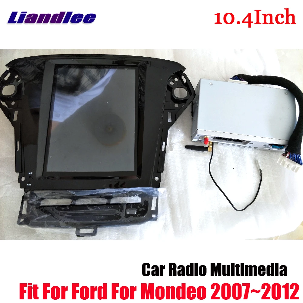 Clearance Liandlee Android Tesla vertical Screen For Ford For Mondeo 2007~2012 Car Carplay Mirror link GPS Nav Navigation Map Camera Media 4