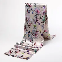 170x75 см Элегантная Шелковая ткань с принтом, дышащая шелковая жоржет,, Высококачественная шелковая ткань HF07